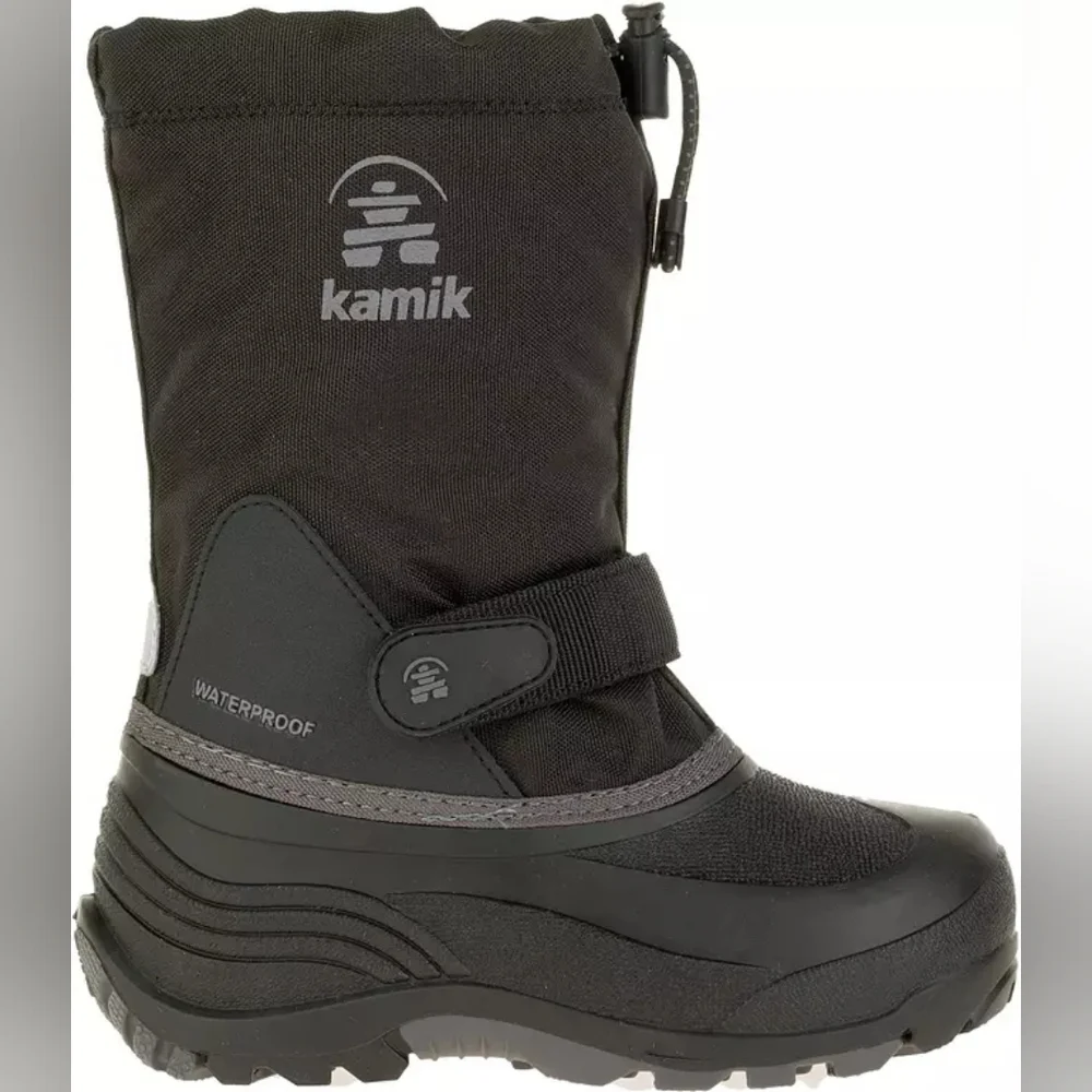 Kamik Black Insulated Snow Boots